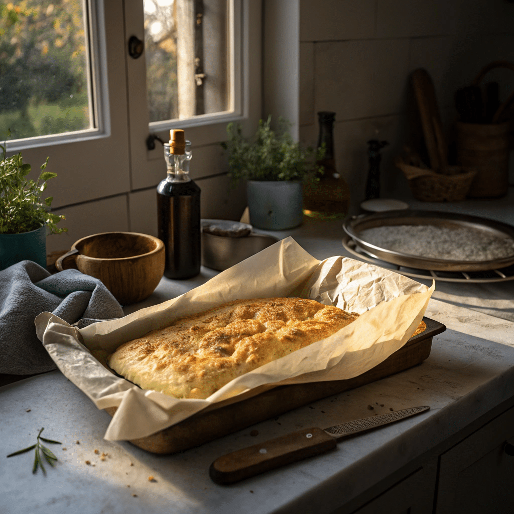 home kitchen with a slightly messy counter golden