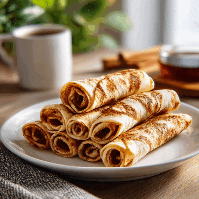 Cinnamon tortilla roll ups on plate