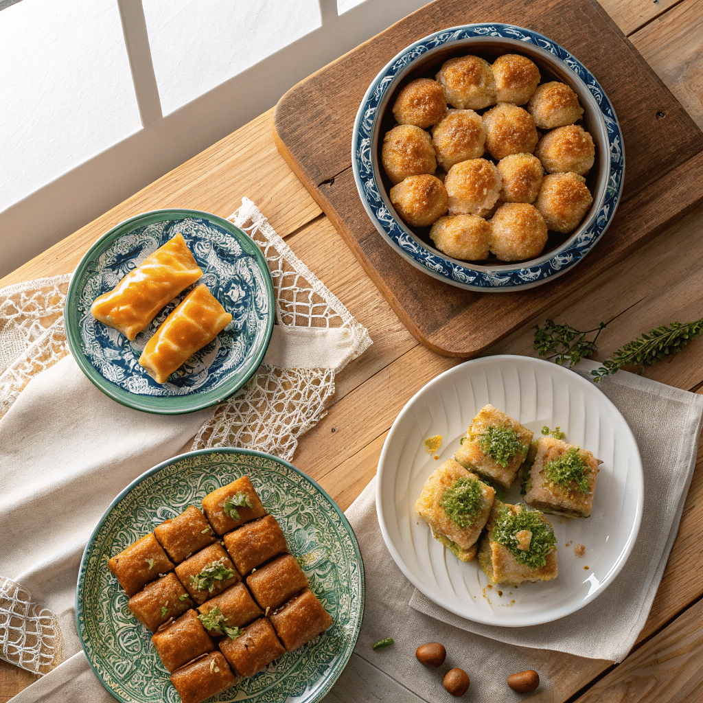 Traditional Greek Desserts Assortment