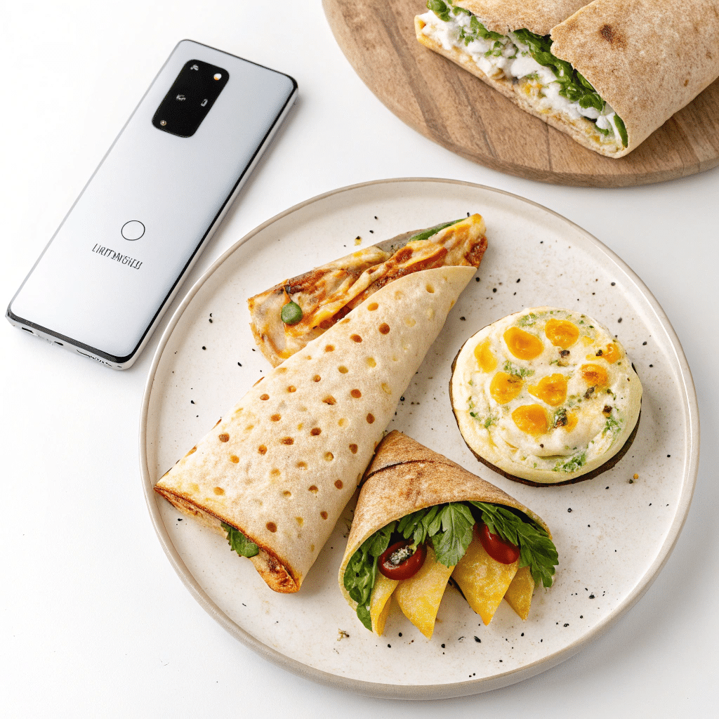 cottage cheese flatbread in breakfast, lunch, and pizza meals