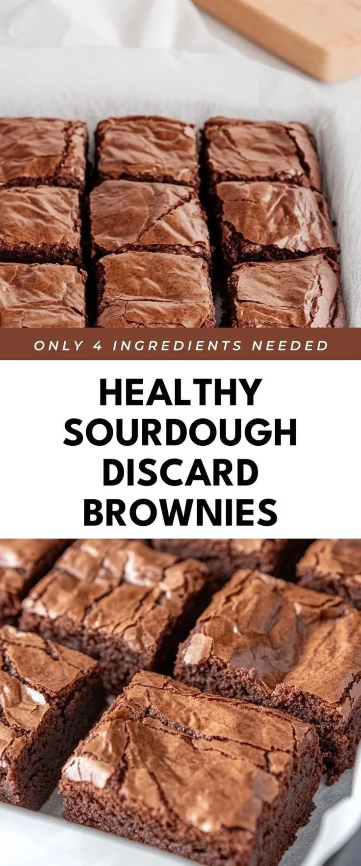 Tasty Sourdough Discard Brownies