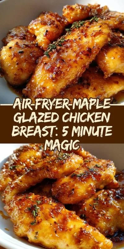 Air Fryer Maple Glazed Chicken Breast 2 Air Fryer Maple Glazed Chicken Breast