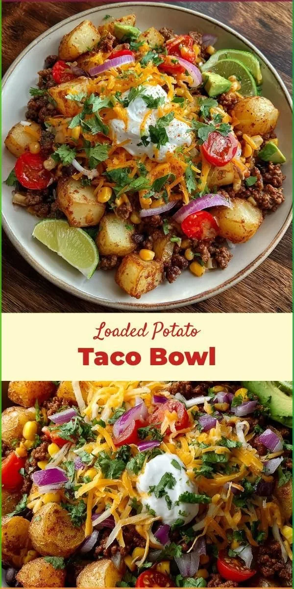 Loaded Potato Taco Bowl 2 Loaded Potato Taco Bowl