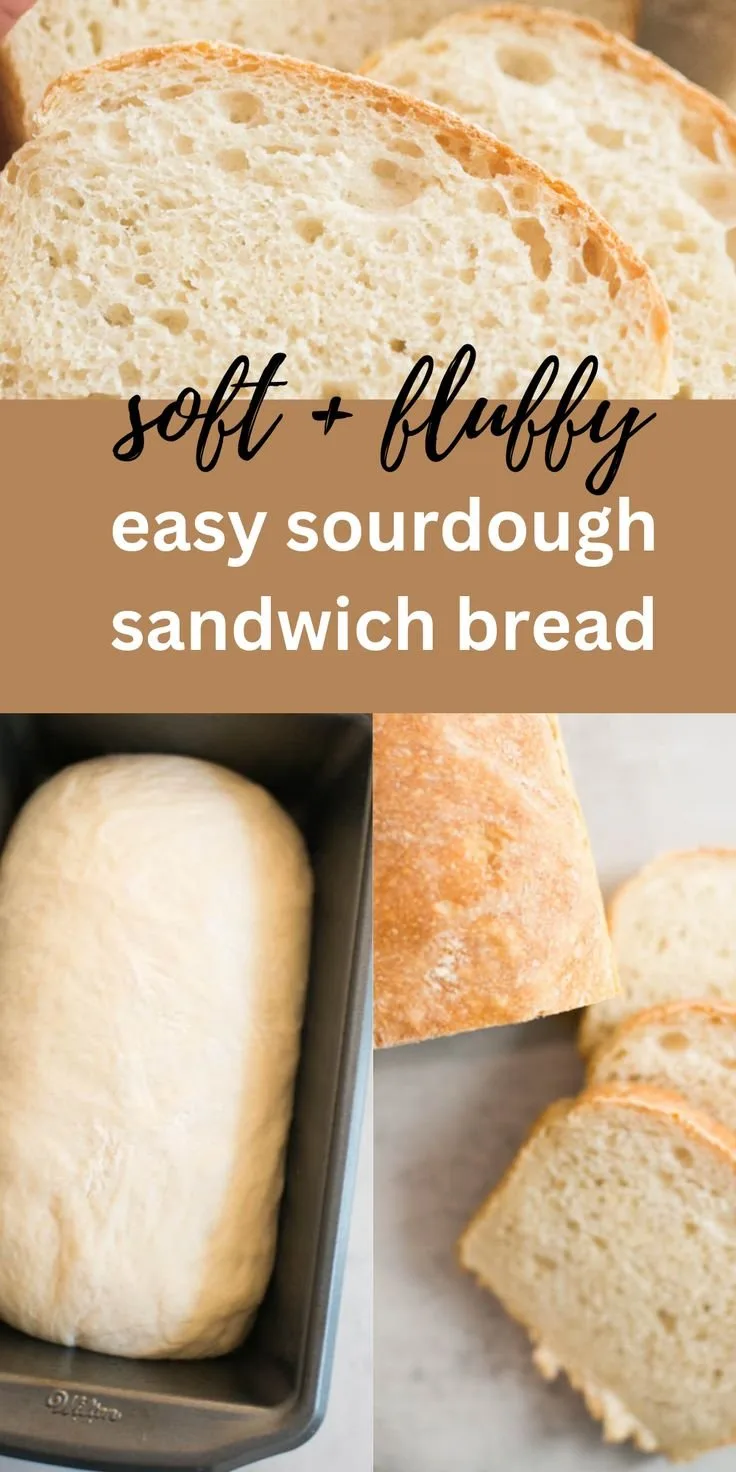 Easy Sourdough Sandwich Bread (Super Soft) 2 Easy Sourdough Sandwich Bread (Super Soft)