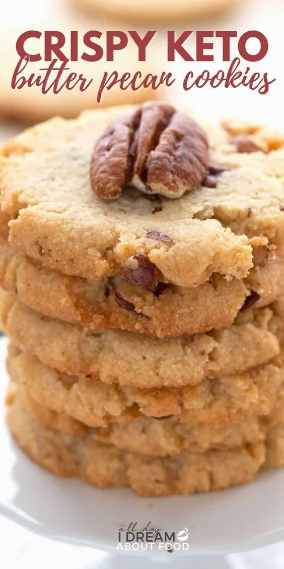 Low Carb Butter Pecan Cookies 2 Low Carb Butter Pecan Cookies