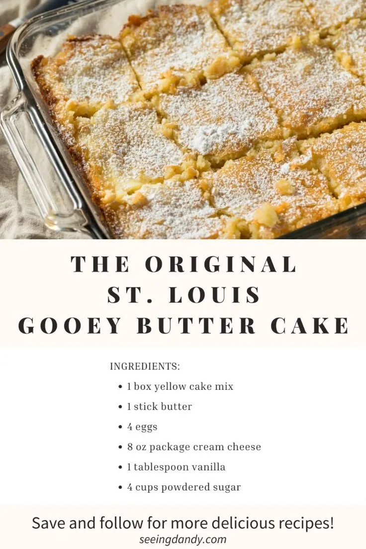 Gooey Butter Cake 2 Gooey Butter Cake