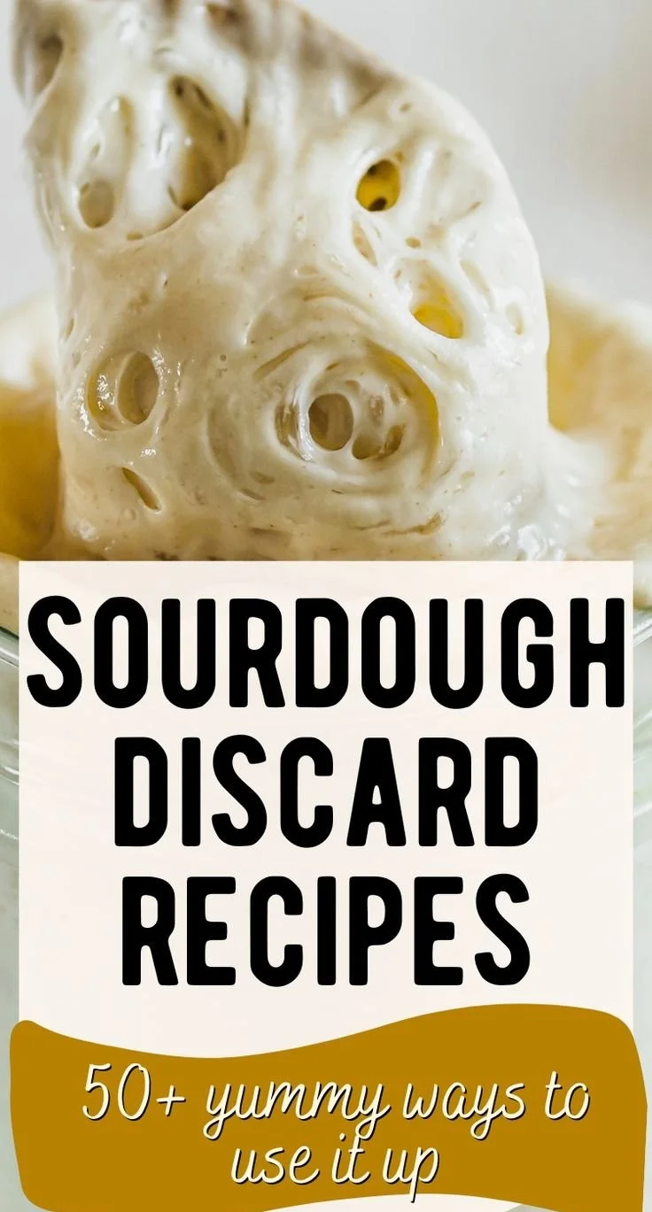 Delicious baked goods made from sourdough discard recipe