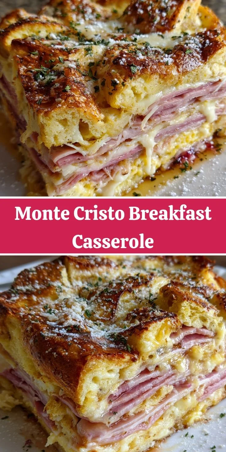 Monte Cristo Breakfast Casserole 2 Monte Cristo Breakfast Casserole