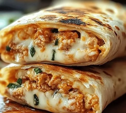 Ooey-Gooey Cheesy Garlic Chicken Wraps for Ultimate Comfort 2 Ooey-Gooey Cheesy Garlic Chicken Wraps for Ultimate Comfort
