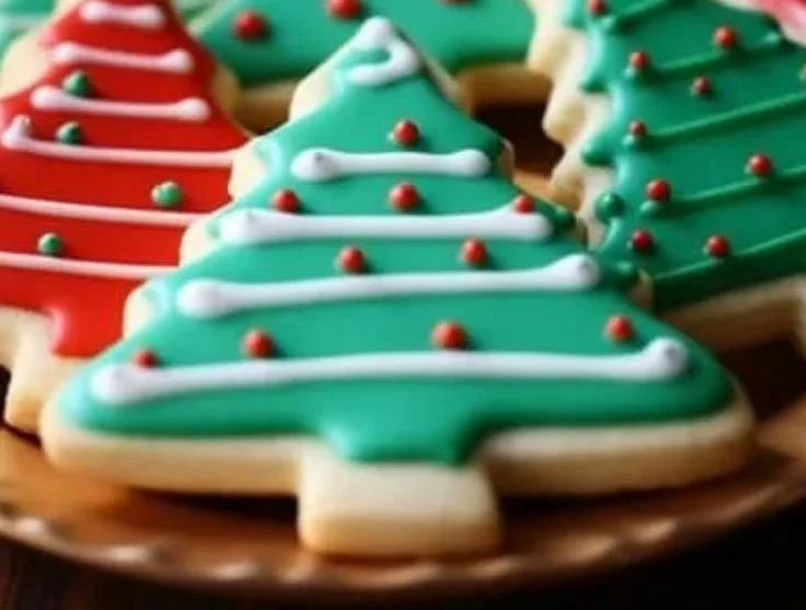 Sugar Cookie Icing 3 Beautifully decorated sugar cookies with colorful icing