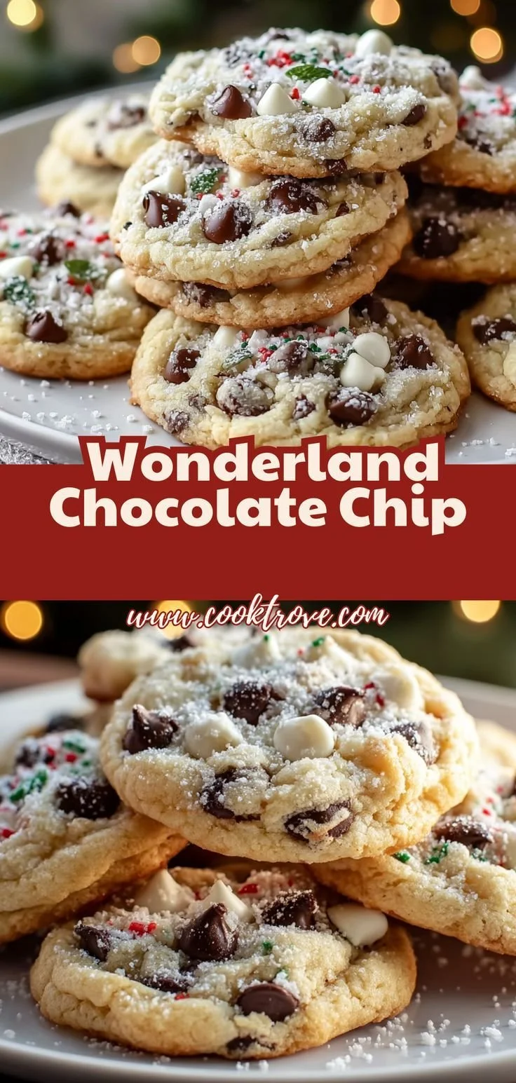 Winter Wonderland Chocolate Chip Cookies 2 Winter Wonderland Chocolate Chip Cookies