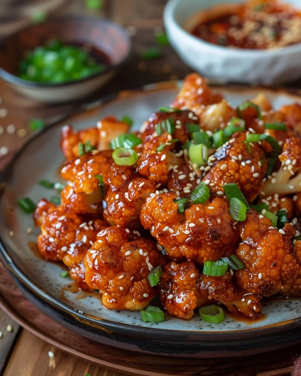 Korean Style Baked Cauliflower 2 Korean Style Baked Cauliflower